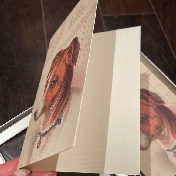 NEW: Dog notecards by Cavallini & Co (set of 10 glittered cards) - Picture 12 of 13